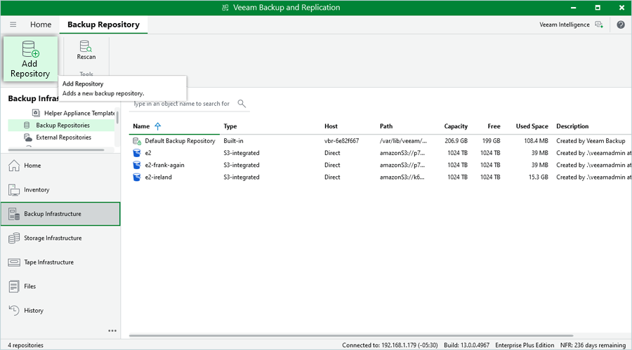 IDrive e2 with Veeam 13